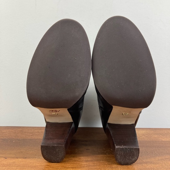 Ann Taylor Leather Ankle Bootie Brown Women’s Size 7M Pull On Boots Heeled. - Picture 10 of 13